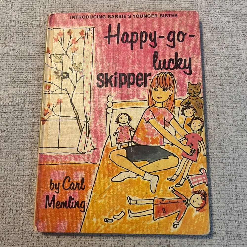 Vintage 1965 Happy-go-lucky Skipper Book Carl Memling Barbie Sister Random House